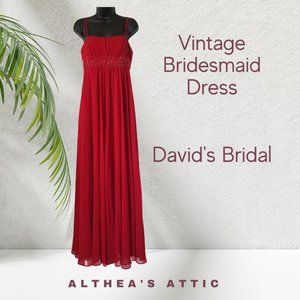 Spaghetti Strap Chiffon Dress - Size 12